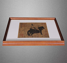 广水书画装裱配框服务案例